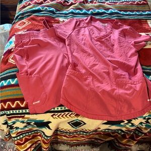 Grey's Anatomy Fuchsia Scrubs set